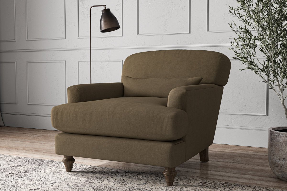 Deni Armchair - Brera Linen Chestnut-nkuku