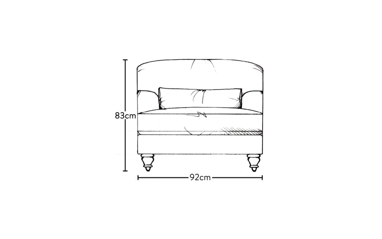 Deni Armchair - Brera Linen Jade-nkuku