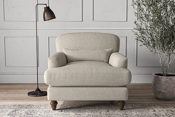 Deni Armchair - Brera Linen Natural- nkuku