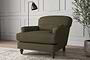 Deni Armchair - Recycled Cotton Fatigue-nkuku
