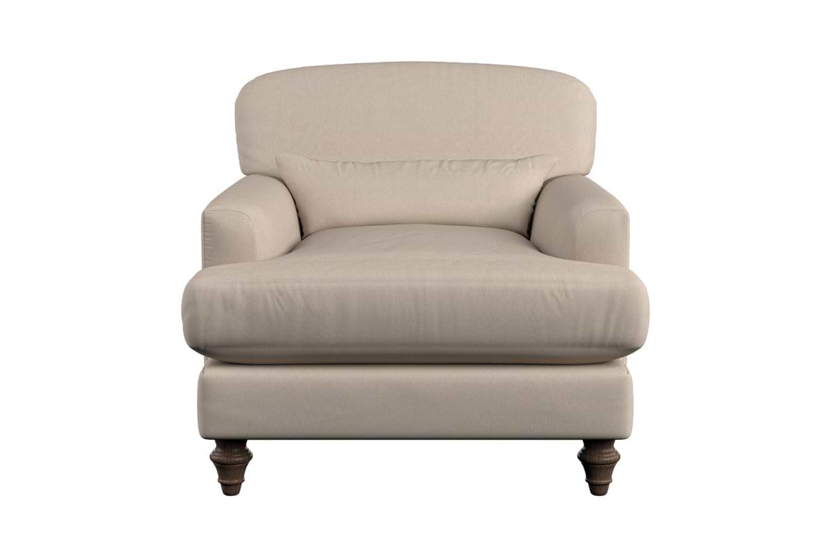 Deni Armchair - Recycled Cotton Fatigue-nkuku