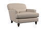 Deni Armchair - Recycled Cotton Fatigue-nkuku