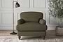 Deni Armchair - Recycled Cotton Fatigue-nkuku