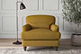 Deni Armchair - Recycled Cotton Ochre-nkuku