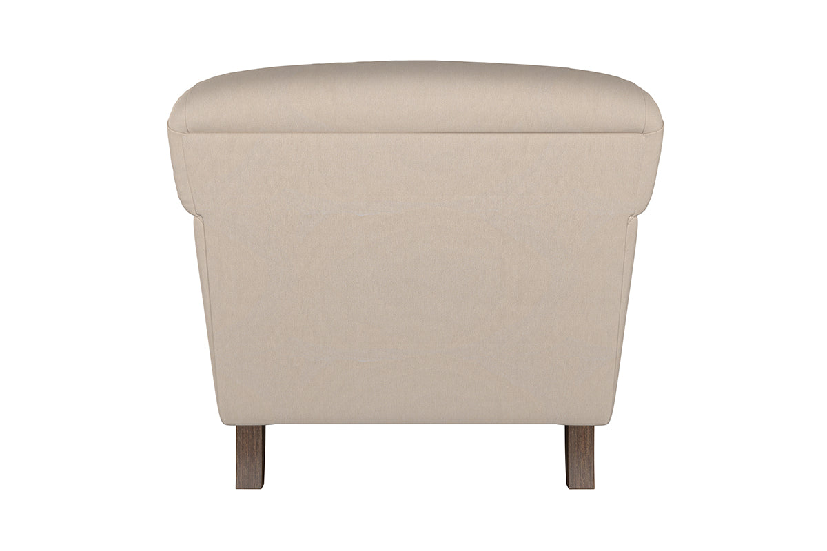 Deni Armchair - Recycled Cotton Stone-nkuku