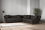 Deni Grand Corner Sofa - Brera Linen Espresso-nkuku