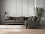 Deni Grand Corner Sofa - Brera Linen Granite-nkuku