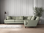 Deni Grand Corner Sofa - Recycled Cotton Seaspray-nkuku
