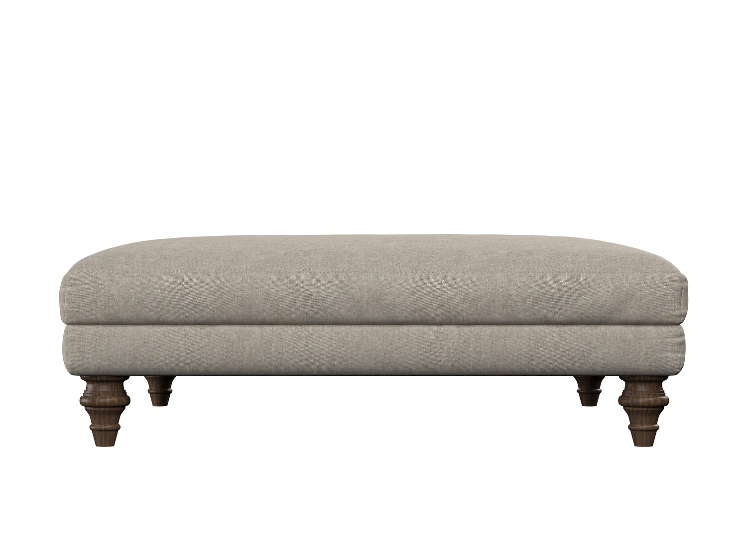 Deni Grand Footstool - Brera Linen Natural-nkuku