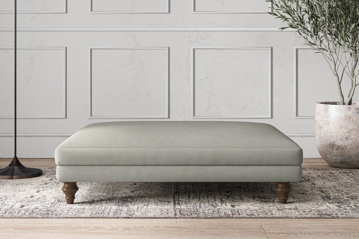 Deni Grand Footstool - Brera Linen Smoke-nkuku