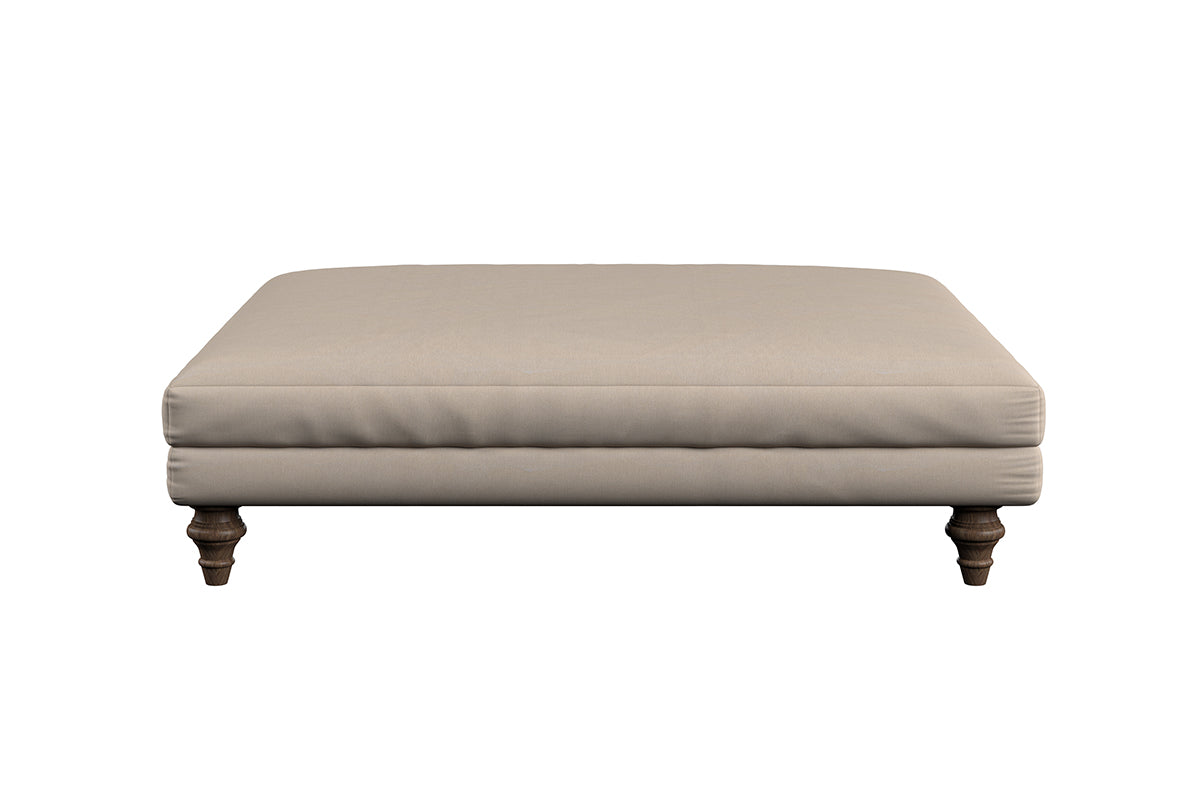 Deni Grand Footstool - Recycled Cotton Airforce-nkuku