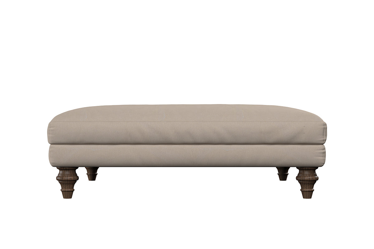 Deni Grand Footstool - Recycled Cotton Airforce-nkuku