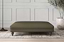 Deni Grand Footstool - Recycled Cotton Fatigue-nkuku