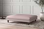 Deni Grand Footstool - Recycled Cotton Lavender-nkuku