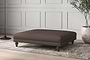 Deni Grand Footstool - Recycled Cotton Mocha-nkuku