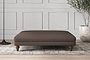 Deni Grand Footstool - Recycled Cotton Mocha-nkuku