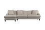 Deni Grand Left Hand Chaise Sofa - Brera Linen Natural-nkuku