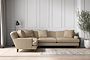 Deni Grand Left Hand Corner Sofa - Brera Linen Pebble-nkuku