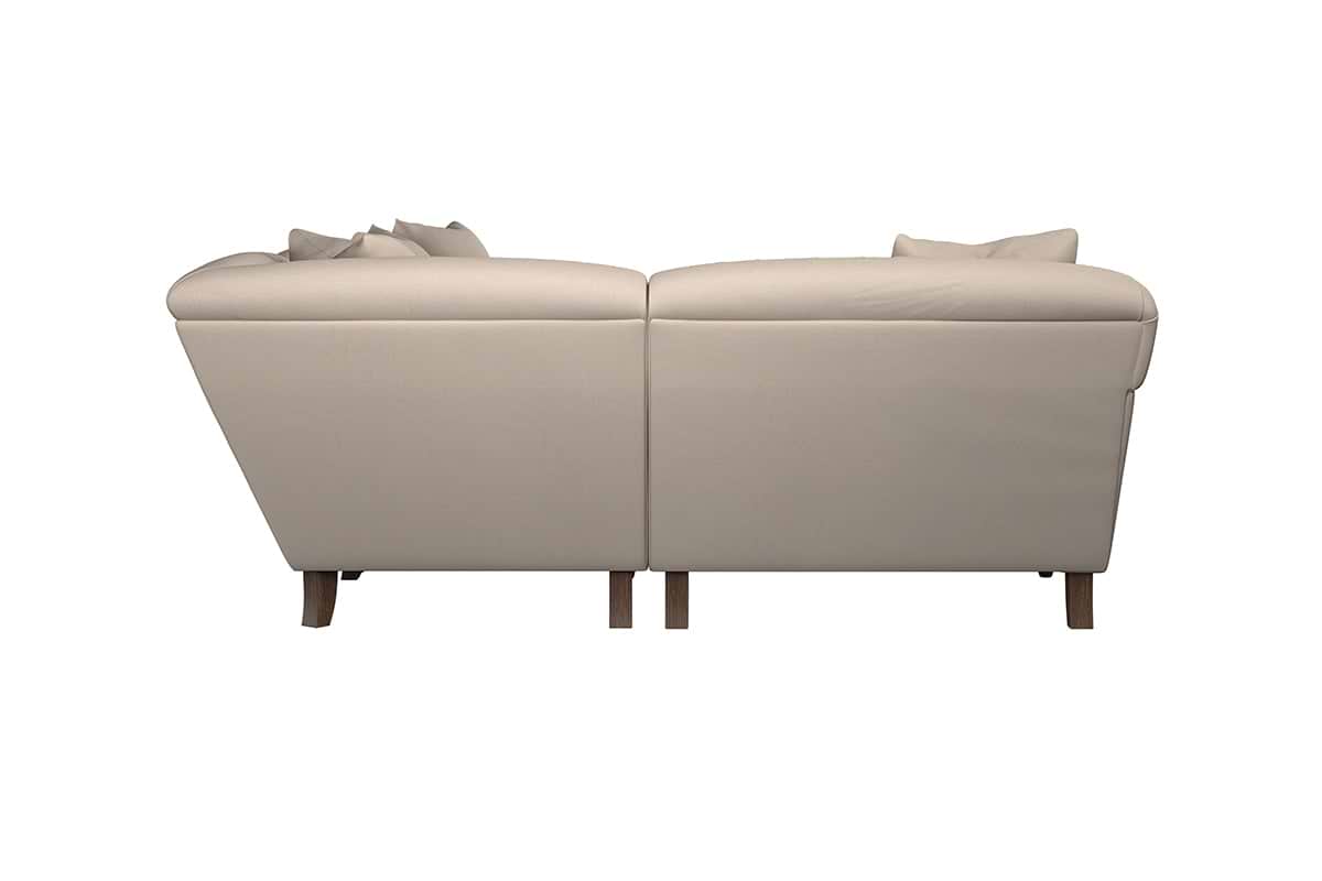 Deni Grand Left Hand Corner Sofa - Recycled Cotton Fatigue-nkuku