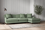 Deni Grand Right Hand Chaise Sofa - Brera Linen Jade-nkuku