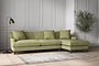 Deni Grand Right Hand Chaise Sofa - Brera Linen Sage-nkuku