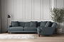 Deni Grand Right Hand Corner Sofa - Brera Linen Dusk-nkuku