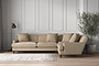Deni Grand Right Hand Corner Sofa - Brera Linen Pebble-nkuku