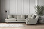 Deni Grand Right Hand Corner Sofa - Brera Linen Smoke-nkuku