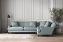 Deni Grand Right Hand Corner Sofa - Recycled Cotton Horizon-nkuku