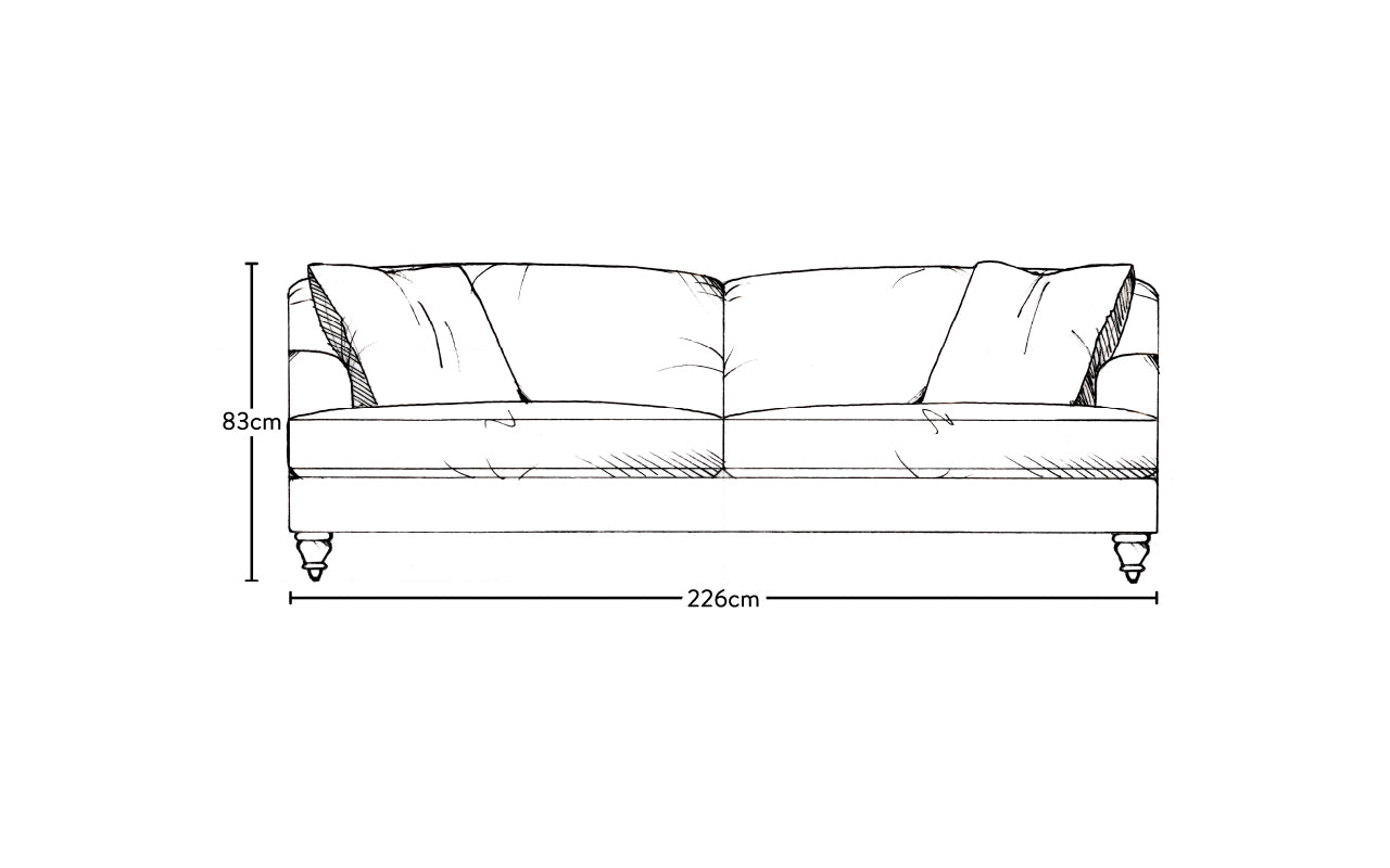 Deni Grand Sofa - Brera Linen Pebble-nkuku