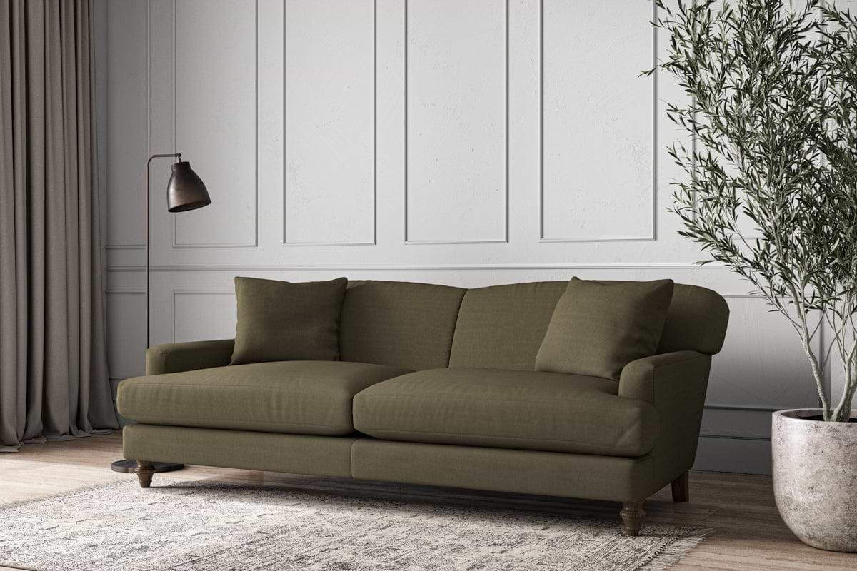 Deni Grand Sofa - Recycled Cotton Fatigue-nkuku