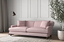 Deni Grand Sofa - Recycled Cotton Lavender-nkuku