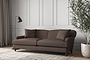 Deni Grand Sofa - Recycled Cotton Mocha-nkuku