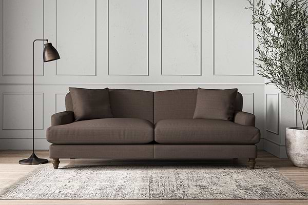 Deni Grand Sofa - Recycled Cotton Mocha-nkuku