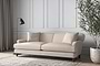 Deni Grand Sofa - Recycled Cotton Natural-nkuku