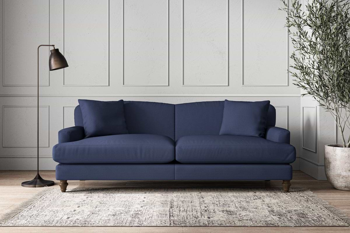 Deni Grand Sofa - Recycled Cotton Navy-nkuku