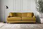 Deni Grand Sofa - Recycled Cotton Ochre-nkuku