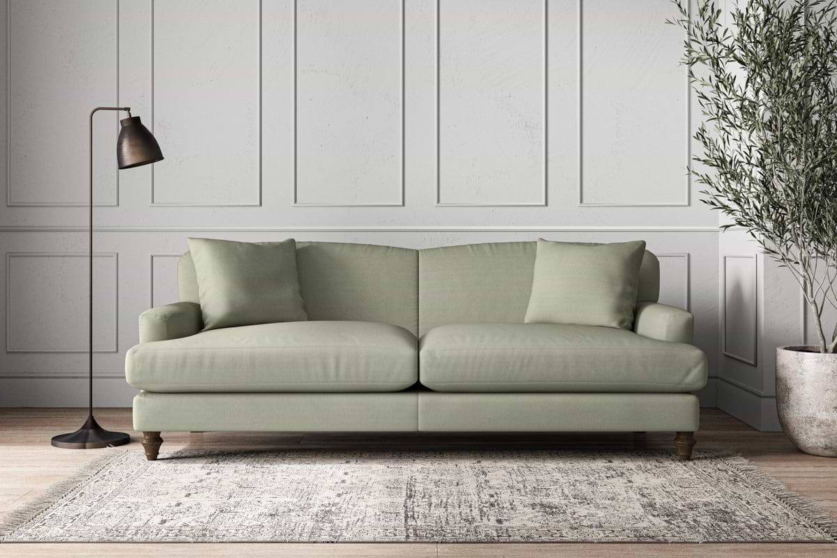 Deni Grand Sofa - Recycled Cotton Seaspray-nkuku