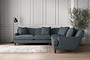 Deni Large Corner Sofa - Brera Linen Dusk-nkuku