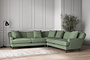 Deni Large Corner Sofa - Brera Linen Jade-nkuku