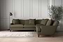Deni Large Corner Sofa - Recycled Cotton Fatigue-nkuku
