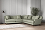 Deni Large Corner Sofa - Recycled Cotton Seaspray-nkuku