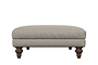 Deni Large Footstool - Brera Linen Charcoal-nkuku