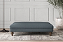 Deni Large Footstool - Brera Linen Dusk-nkuku