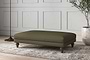Deni Large Footstool - Recycled Cotton Fatigue-nkuku