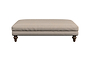 Deni Large Footstool - Recycled Cotton Fatigue-nkuku