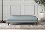 Deni Large Footstool - Recycled Cotton Horizon-nkuku