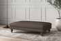 Deni Large Footstool - Recycled Cotton Mocha-nkuku