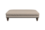 Deni Large Footstool - Recycled Cotton Mocha-nkuku