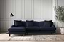 Deni Large Left Hand Chaise Sofa - Brera Linen Indigo-nkuku